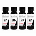 4 bouteilles encre universel pour imprimante canon hp