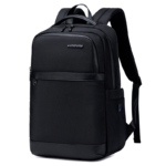 Sac à dos noir pour ordinateur portable avec port USB – Design professionnel et élégant