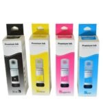 PACK 4 bouteilles d'encre 103 compatible AVEC EPSON Ecotank 103 NOIR / CYAN / MAGENTA/ JAUNE